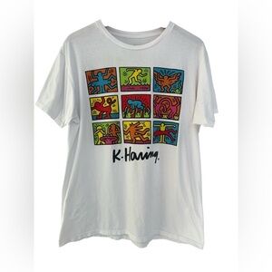 Keith Han Ripple Junction Gray Graphic Tee